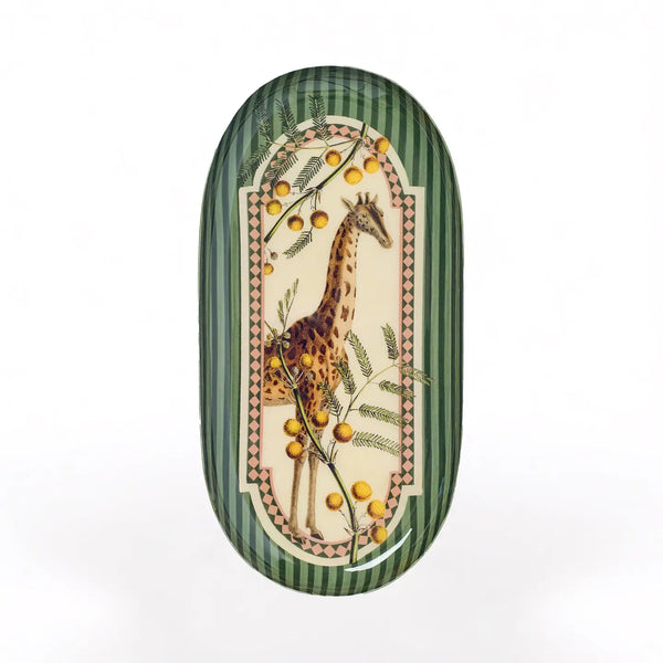 Giraffe Enamel Tray