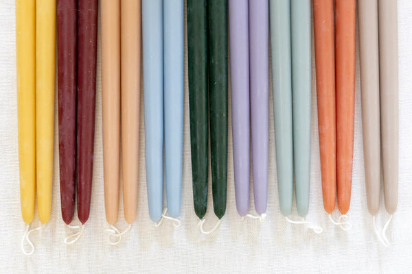 Pair of Beeswax Tapers
