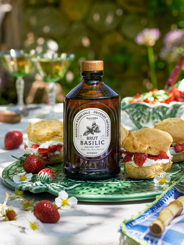 Raw Basil Syrup