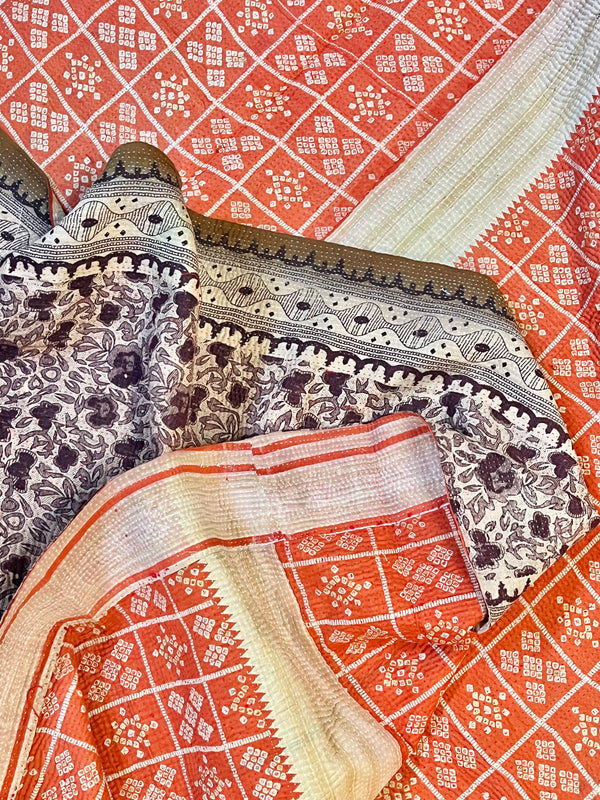 Vintage Kantha Quilt | Manado