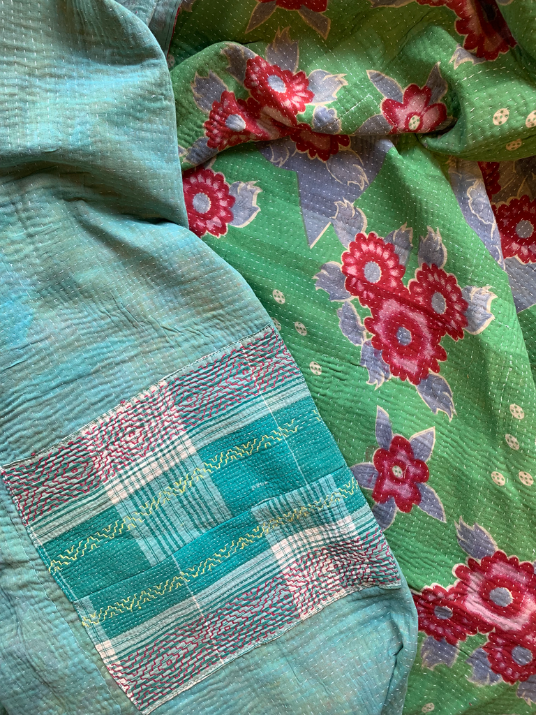 Vintage Kantha Quilt | Libby