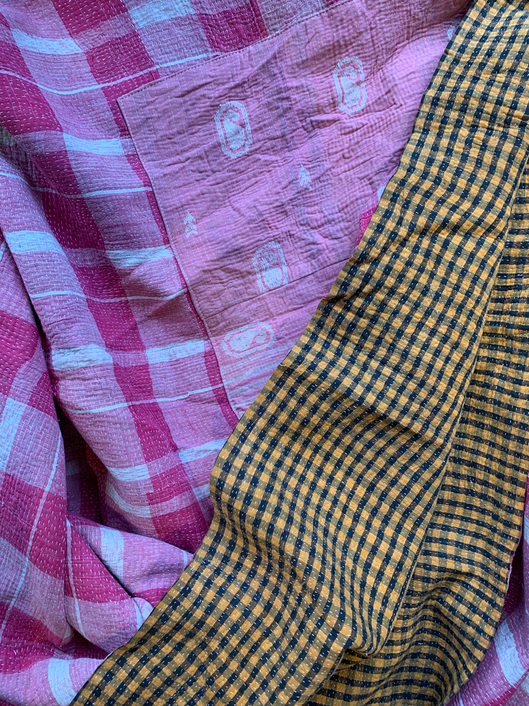 Vintage Kantha Quilt | Dillon