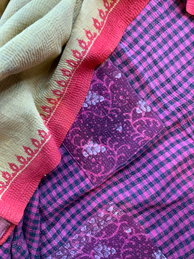 Vintage Kantha Quilt | Malta