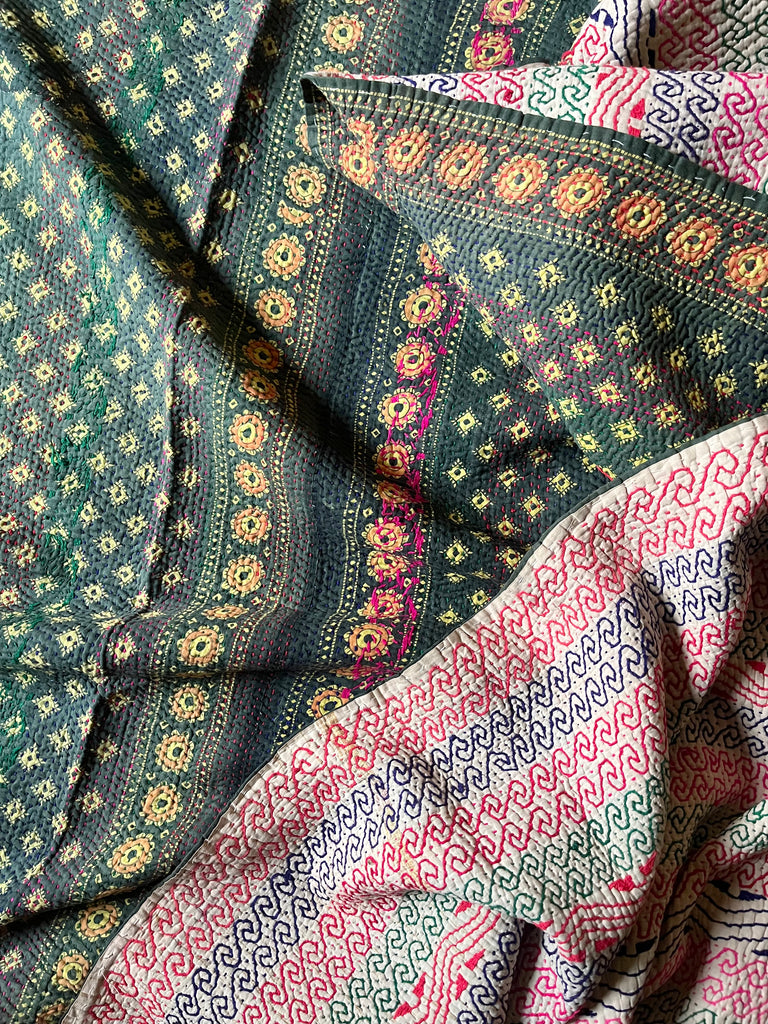 Vintage Kantha Quilt | Malacca