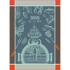 Sea & Smoke Jacquard Kitchen Towel