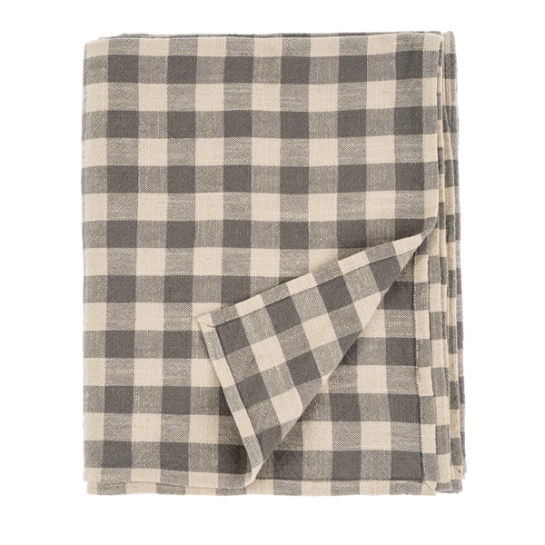 Dove Gingham Tablecloth