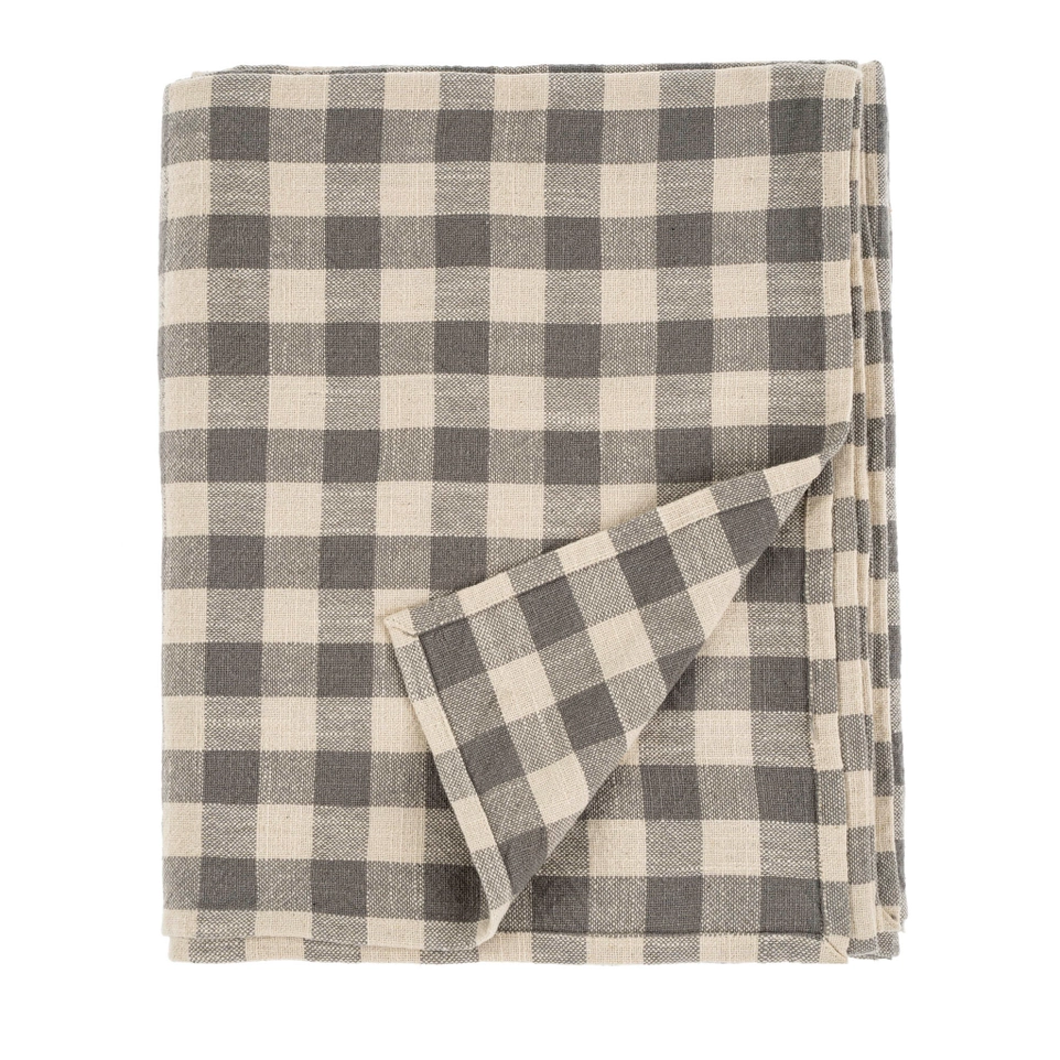 Dove Gingham Tablecloth