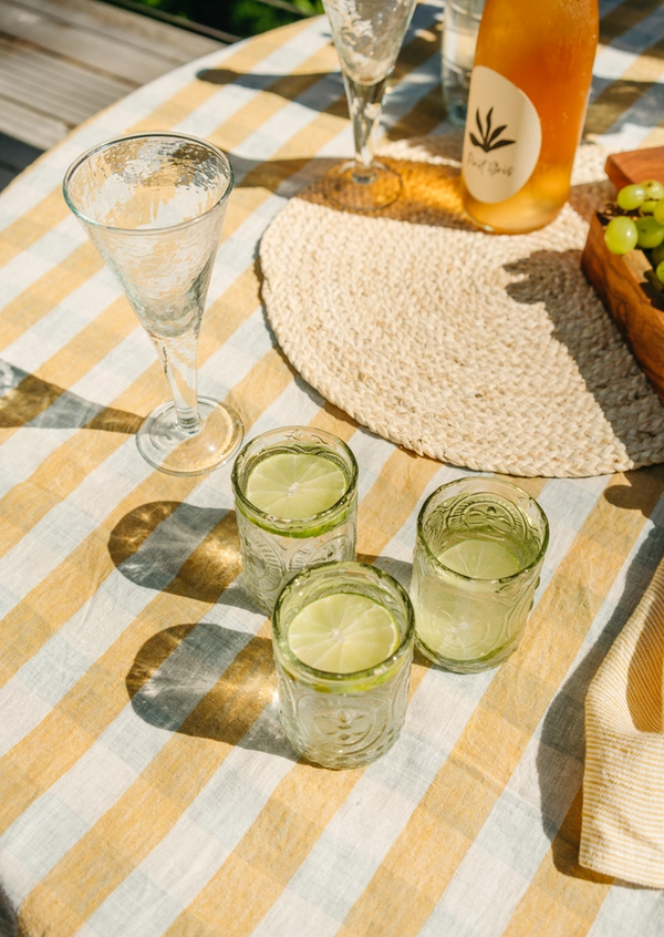 Goldenrod Linen Tablecloth