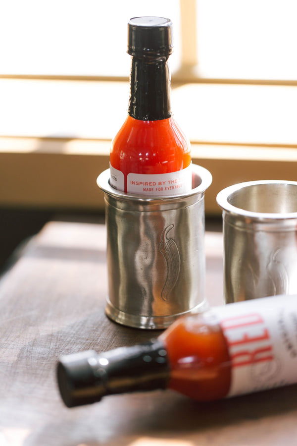 Pewter Hot Sauce Holder