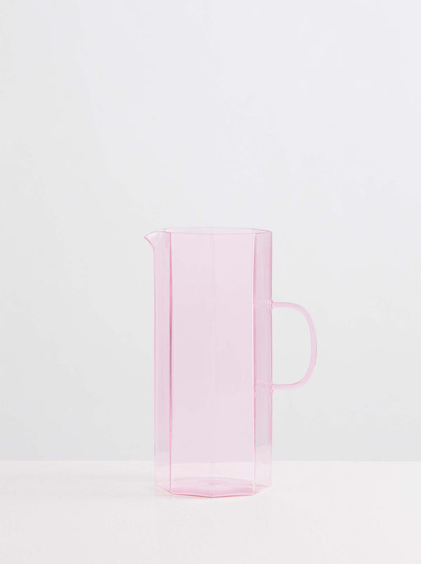 Glass Coucou Pitcher | Rose