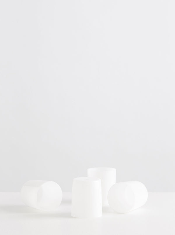 Large Glass | White