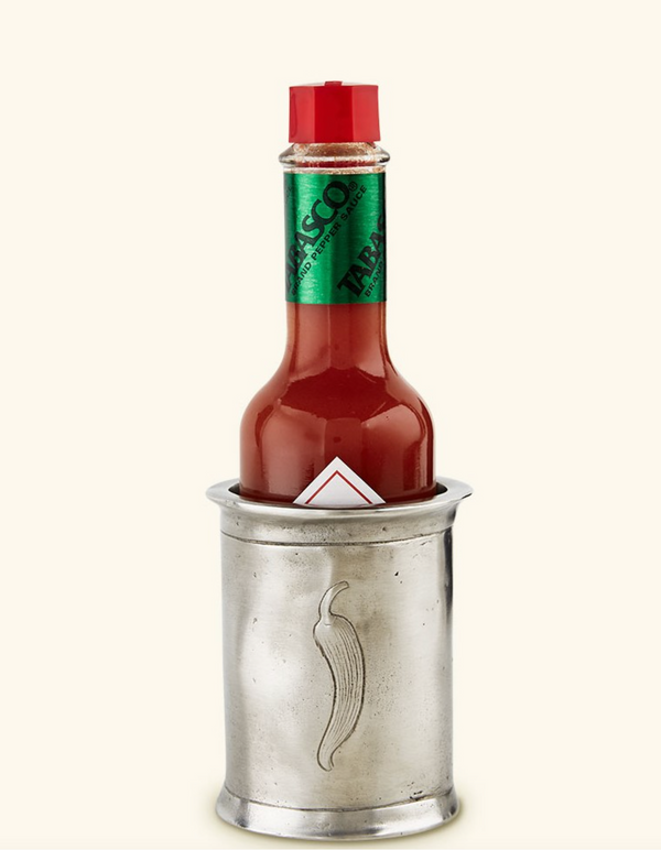 Pewter Hot Sauce Holder