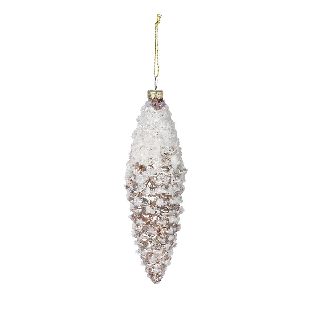 Glass Pinecone Ornament