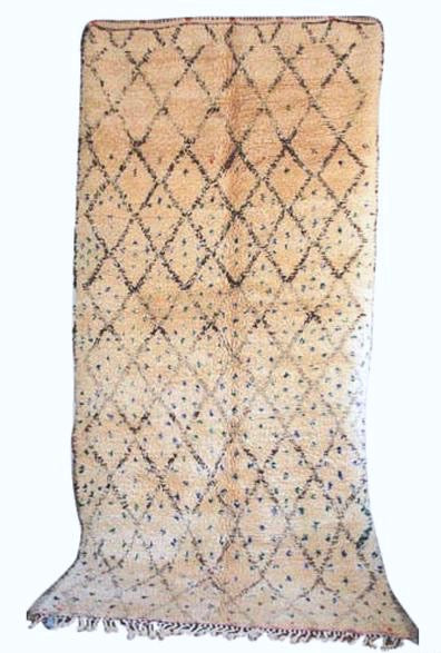 Vintage Moroccan Wool Beni Ourain Rug | 27740
