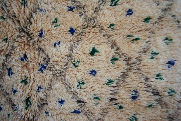 Vintage Moroccan Wool Beni Ourain Rug | 27740