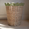 Scalloped Woven Basket