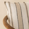 Neutral Stripe Linen Pillow
