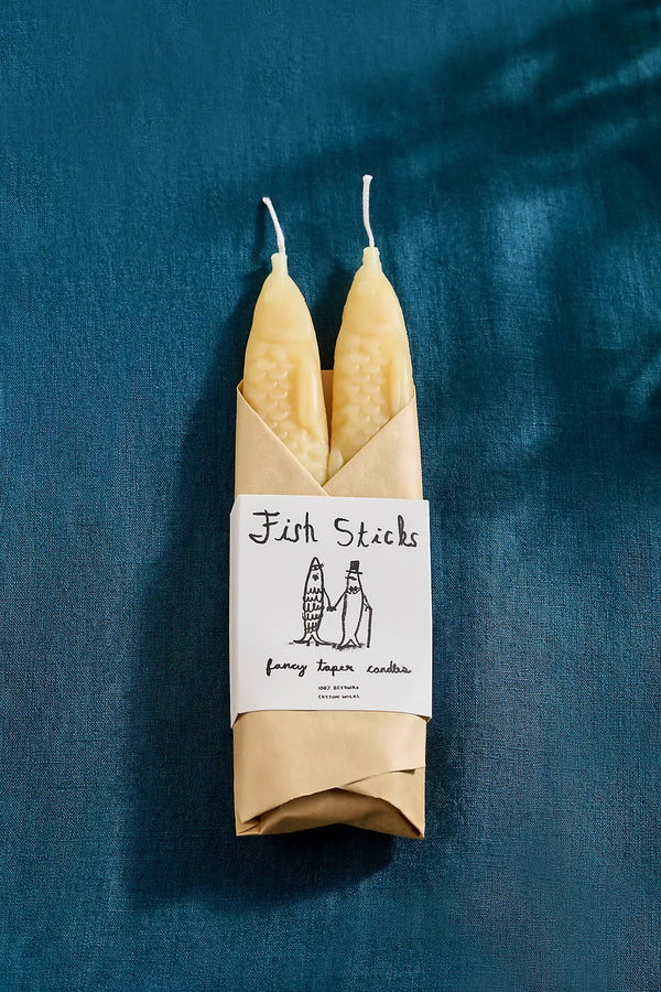 Fish Sticks Beeswax Candles