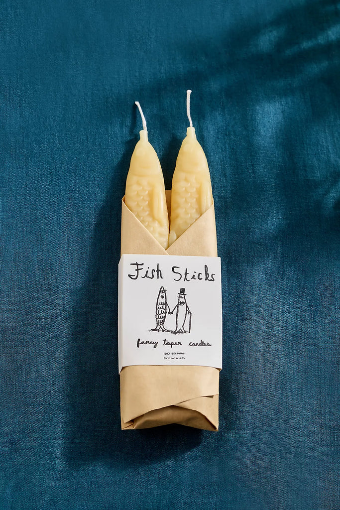 Fish Sticks Beeswax Candles