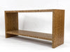 Vintage Leopardwood Console Table