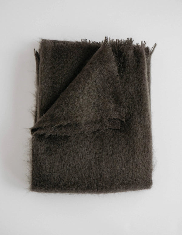 Mohair Throw | Bark