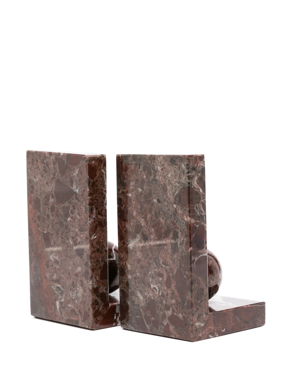 Cassis Marble Bookends