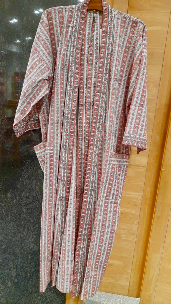 Cotton Block Print Robe | Raya