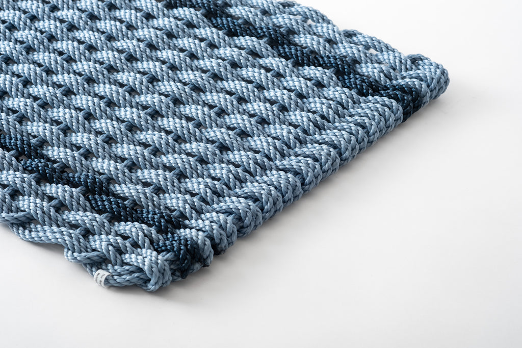 Glacier/Navy Rope Doormat