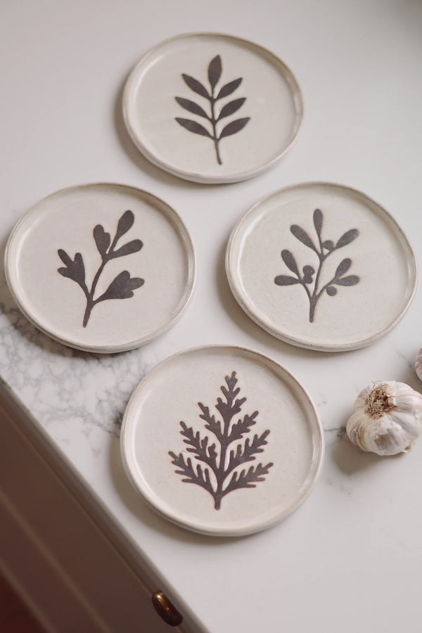Pressed Botanical Tidbit Dish