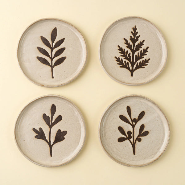 Pressed Botanical Tidbit Dish