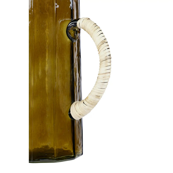 Hammered Glass Pitcher