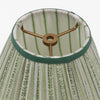 Block Print Lamp Shade | Green Stripe
