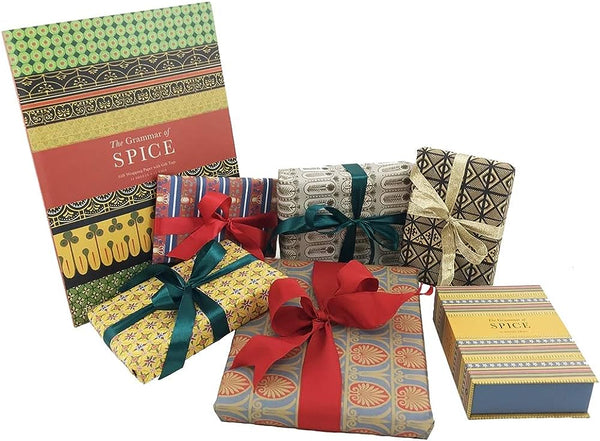 Spice Paper & Sari Ribbon Giftwrap Set