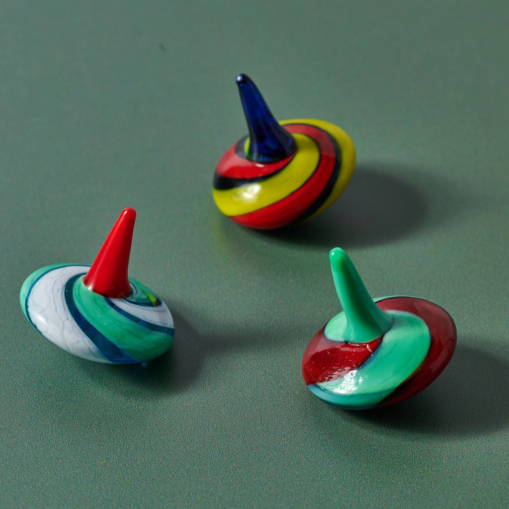 Glass Spinning Top