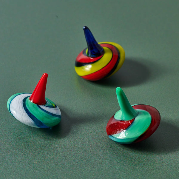 Glass Spinning Top