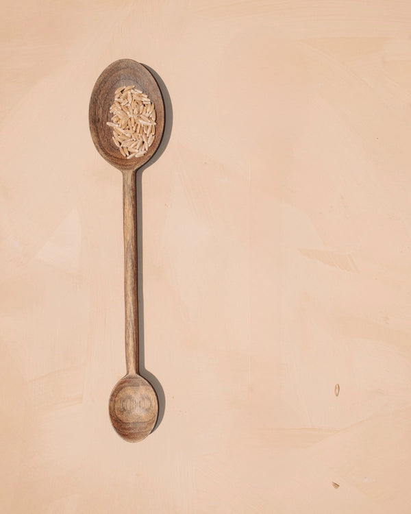 Double-Ended Walnut Spoon