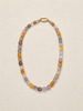 Multi Quartz Barrel Necklace