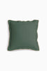 Bottle Green Linen Pillow