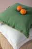 Bottle Green Linen Pillow