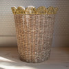 Scalloped Woven Basket