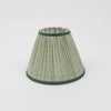 Block Print Lamp Shade | Green Stripe
