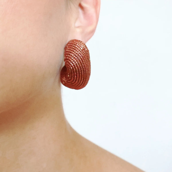 Arele Earrings | Grapefruit