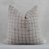 Block Print Linen Pillow | Boston 22"