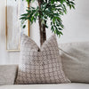 Block Print Linen Pillow | Boston 22"