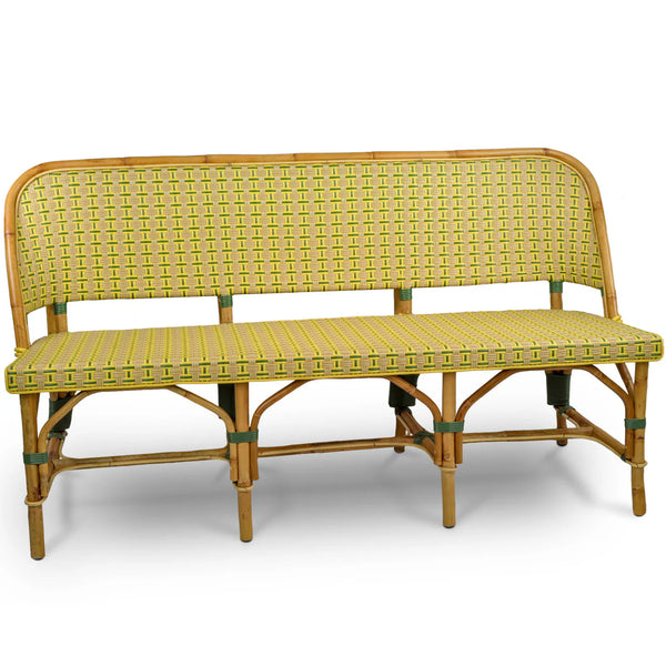 3-Seater Rattan Banquette