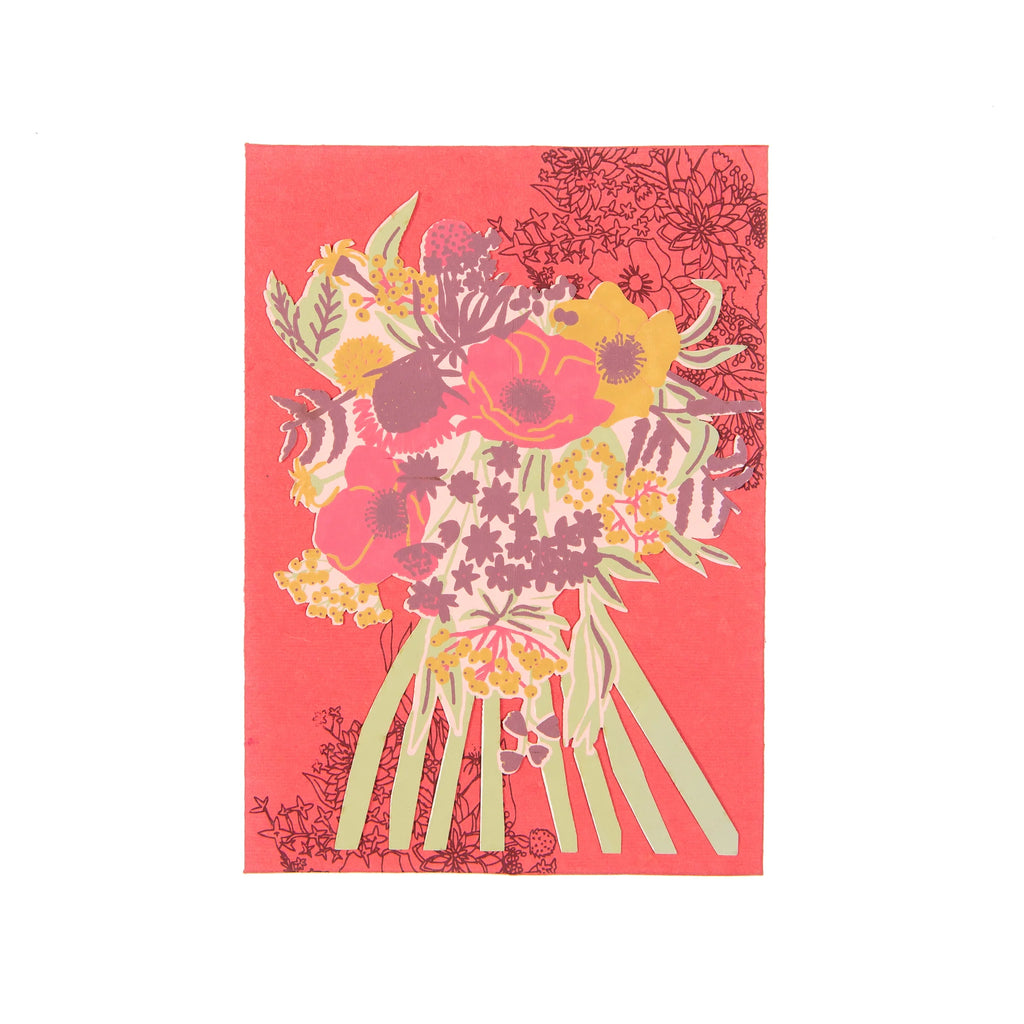 Peony Bouquet Card