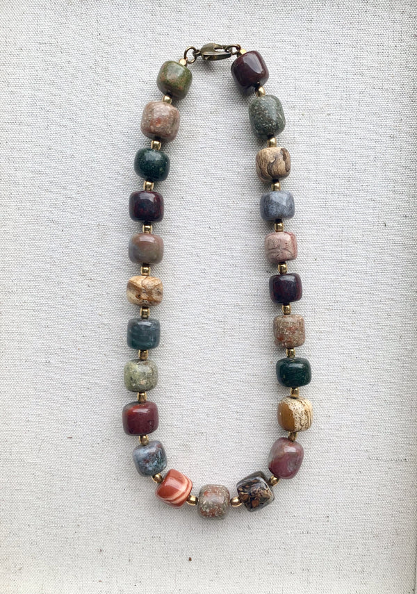 Ocean Jasper Mixed Stone Necklace
