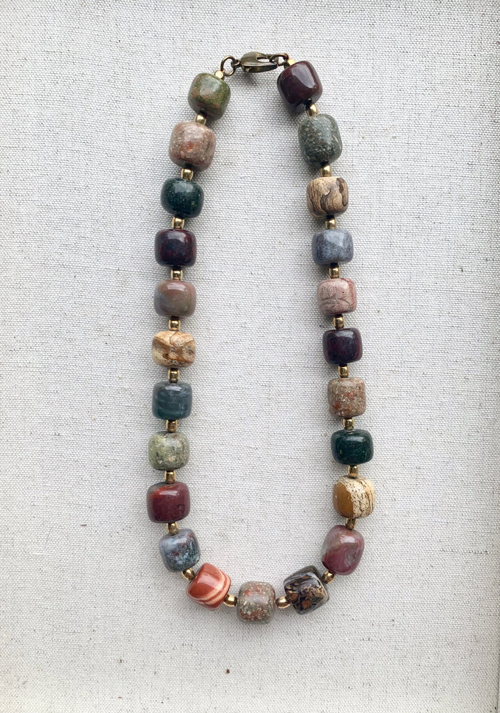 Ocean Jasper Mixed Stone Necklace