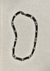 Black Agate & Clear Quartz Necklace