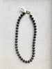Black Czech Glass Necklace